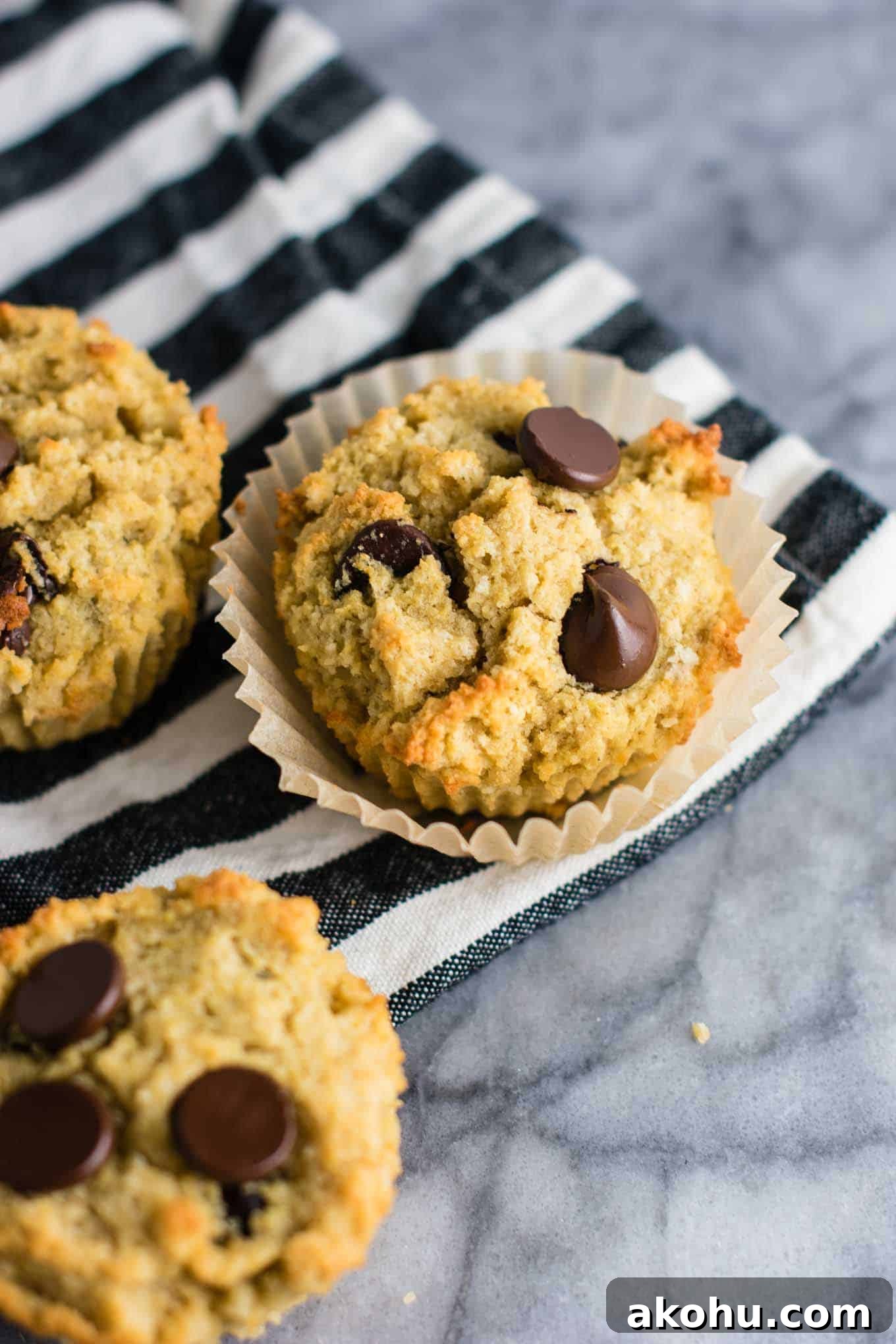 Fluffy Gluten-Free Chocolate Chip Muffins 4 Gluten dairy free muffins