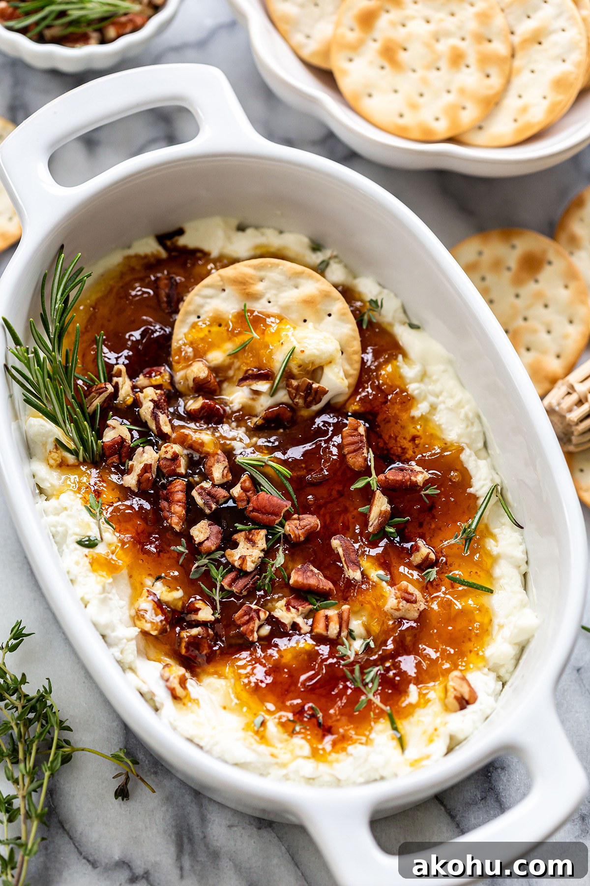 Goat Cheese and Fig Jam Appetizer