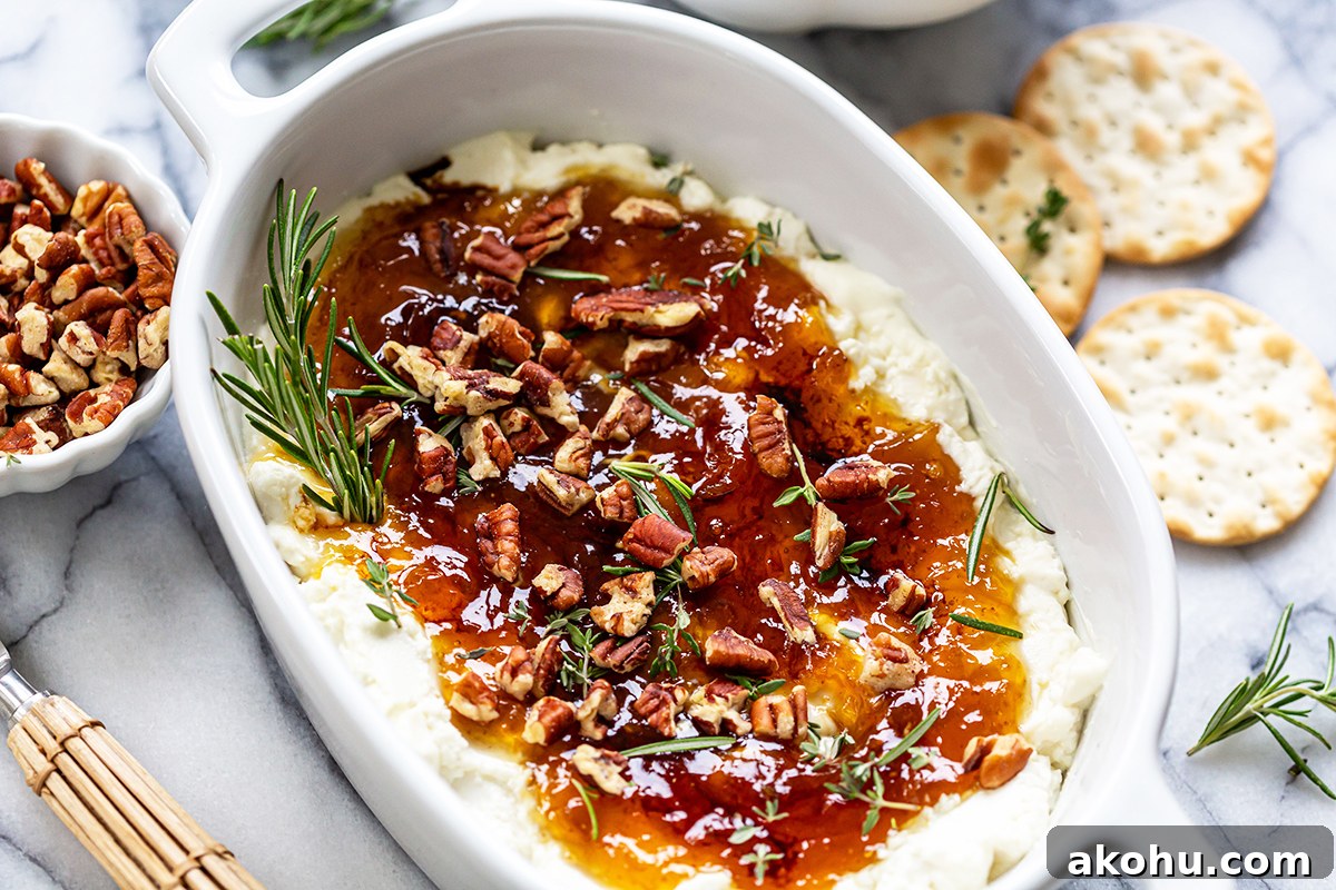 goat cheese appetizer spread with fig jam