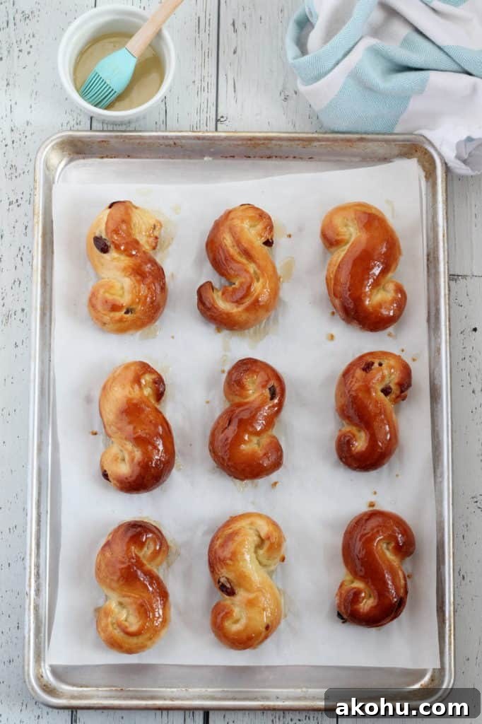 Easter Brioche Buns: Judas Ropes Recipe 12 After baking brush with honey drizzle