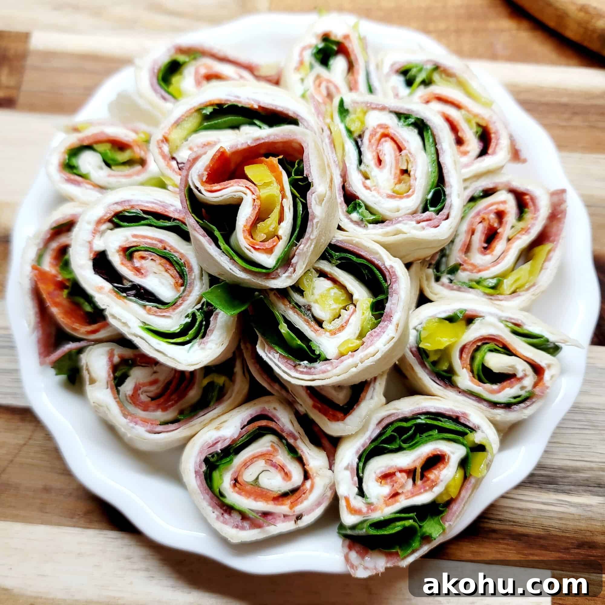 Italian Sub Pinwheels
