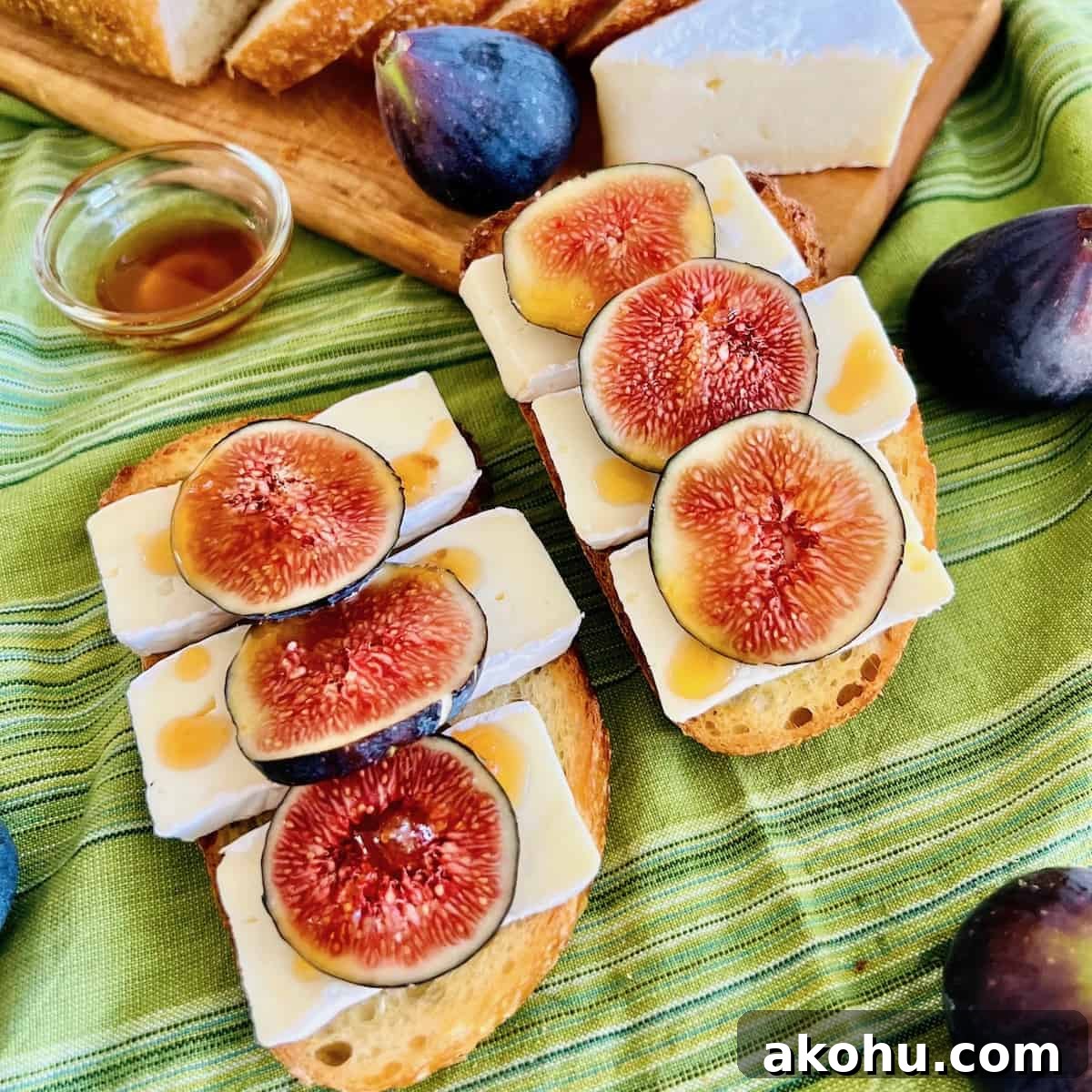Fig and Brie Bruschetta