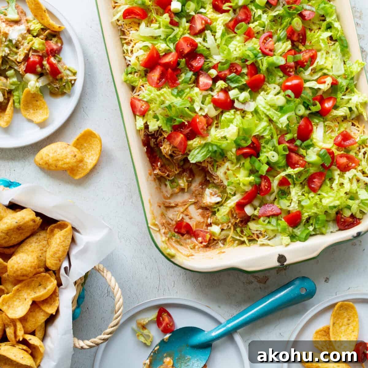Easy Layered Taco Dip