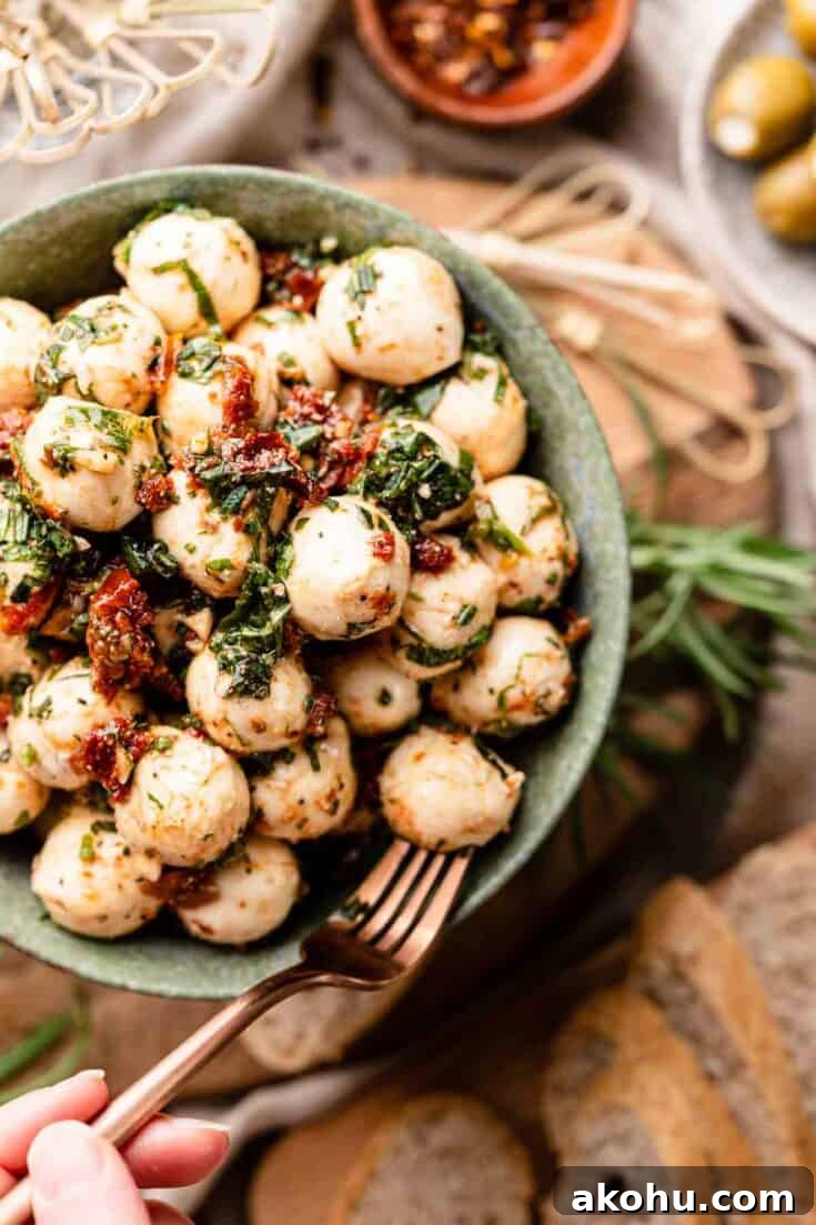 Marinated Mozzarella Balls